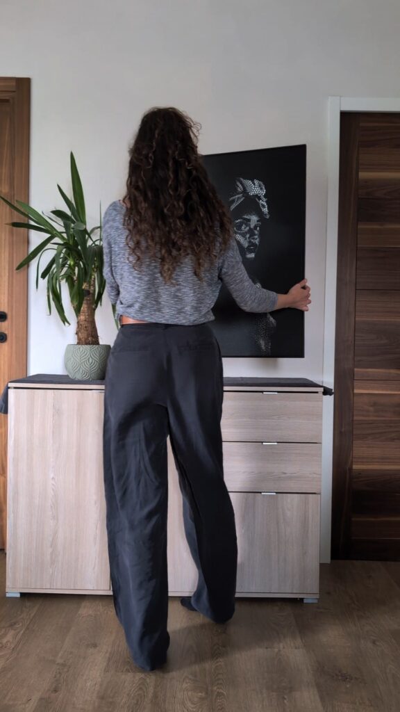 moi de dos + tableau